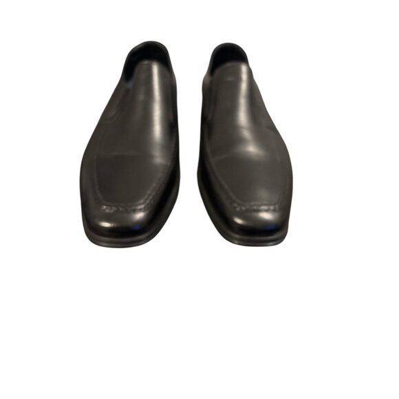 Other - Magnanni Linea Merino Italian Leather Loafers – Black Dress Shoes Size 8 1/2